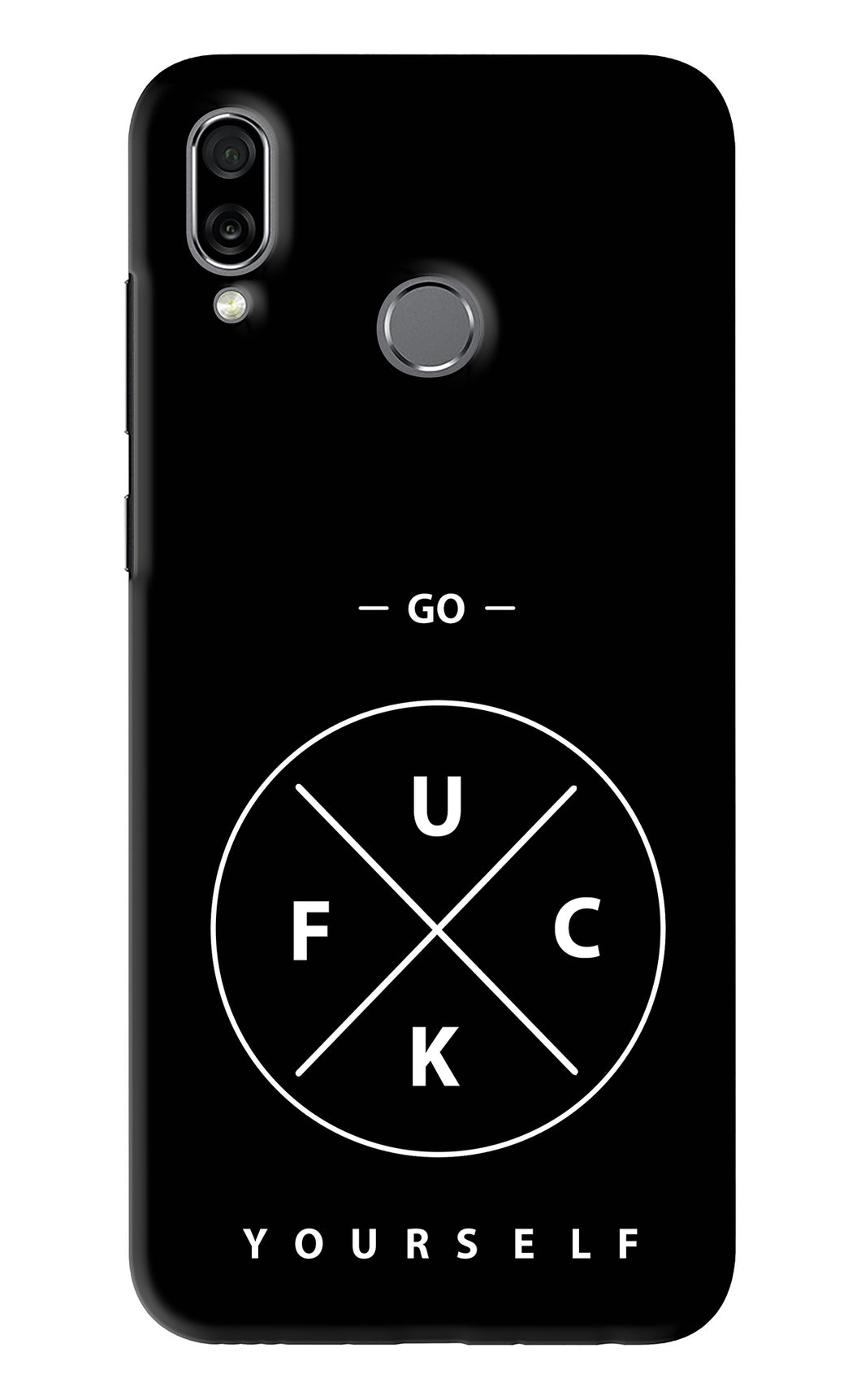 Go Fuck Yourself Huawei Honor Play Back Skin Wrap