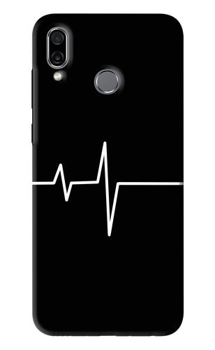 Heart Beats Huawei Honor Play Back Skin Wrap