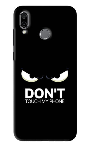 Don'T Touch My Phone Huawei Honor Play Back Skin Wrap