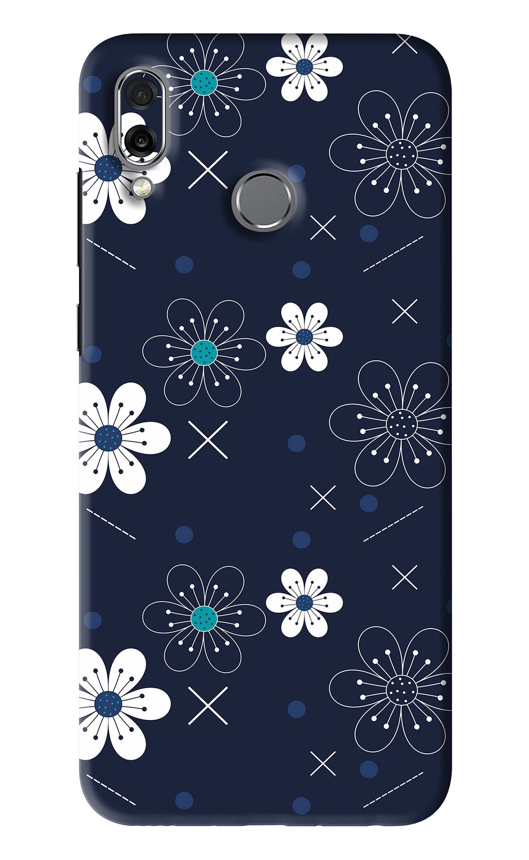 Flowers 4 Huawei Honor Play Back Skin Wrap