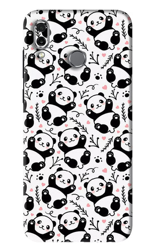 Cute Panda Huawei Honor Play Back Skin Wrap