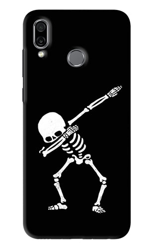 Dabbing Skeleton Art Huawei Honor Play Back Skin Wrap