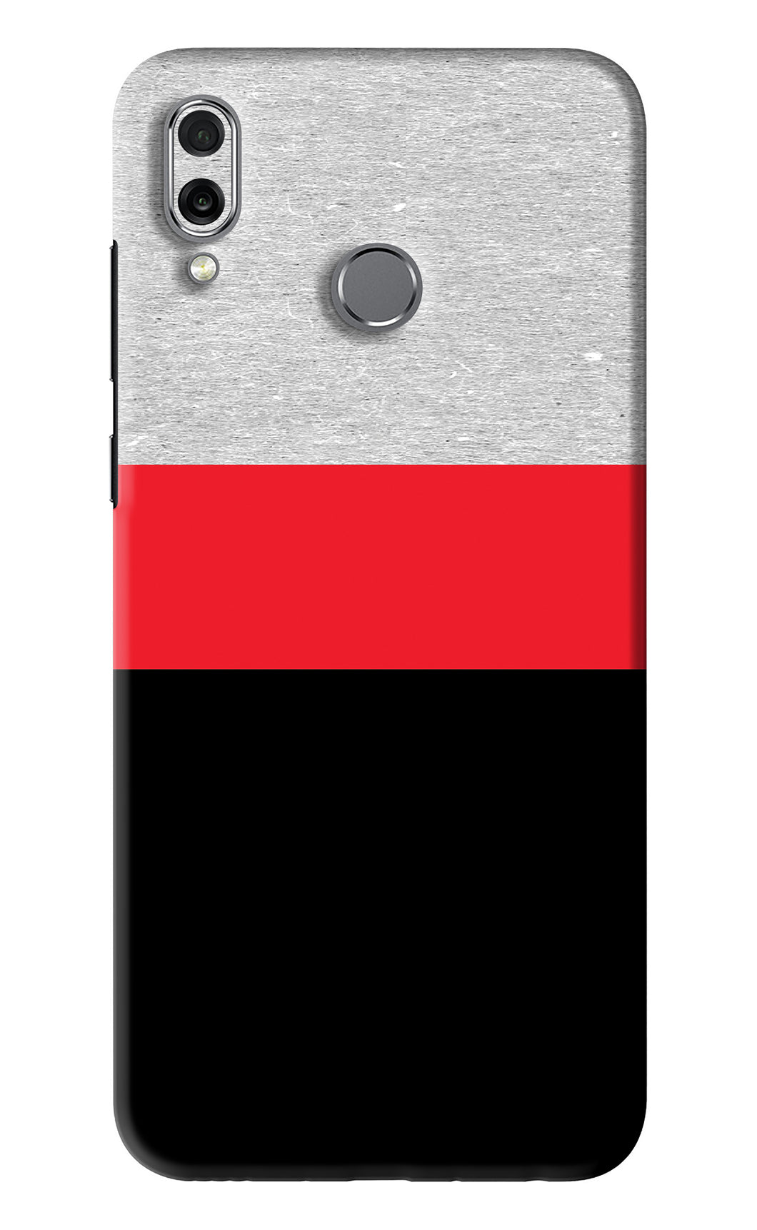 Tri Color Pattern Huawei Honor Play Back Skin Wrap