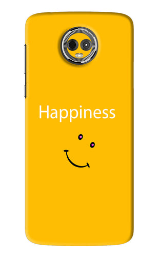 Happiness With Smiley Motorola Moto E5 Plus Back Skin Wrap