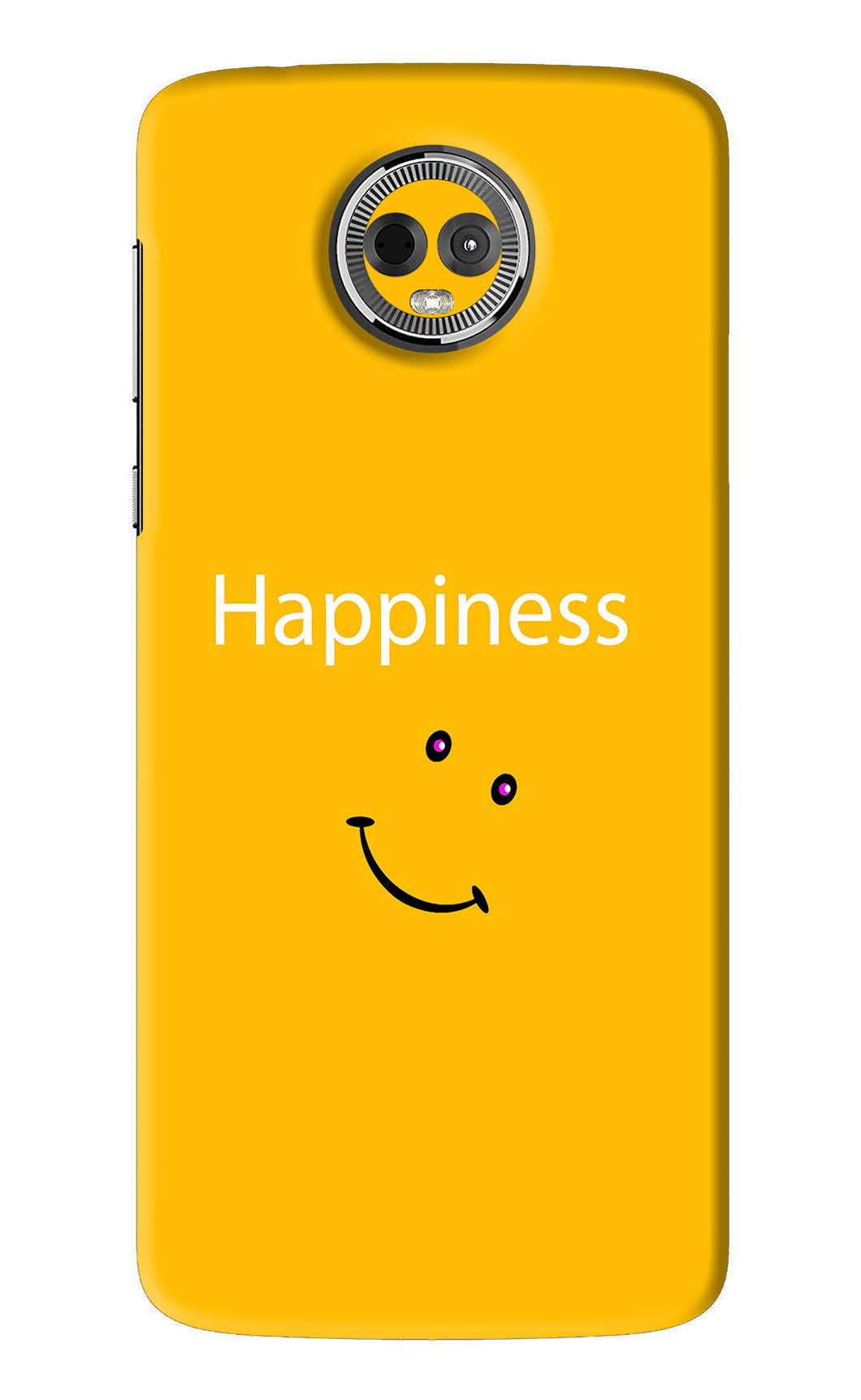 Happiness With Smiley Motorola Moto E5 Plus Back Skin Wrap
