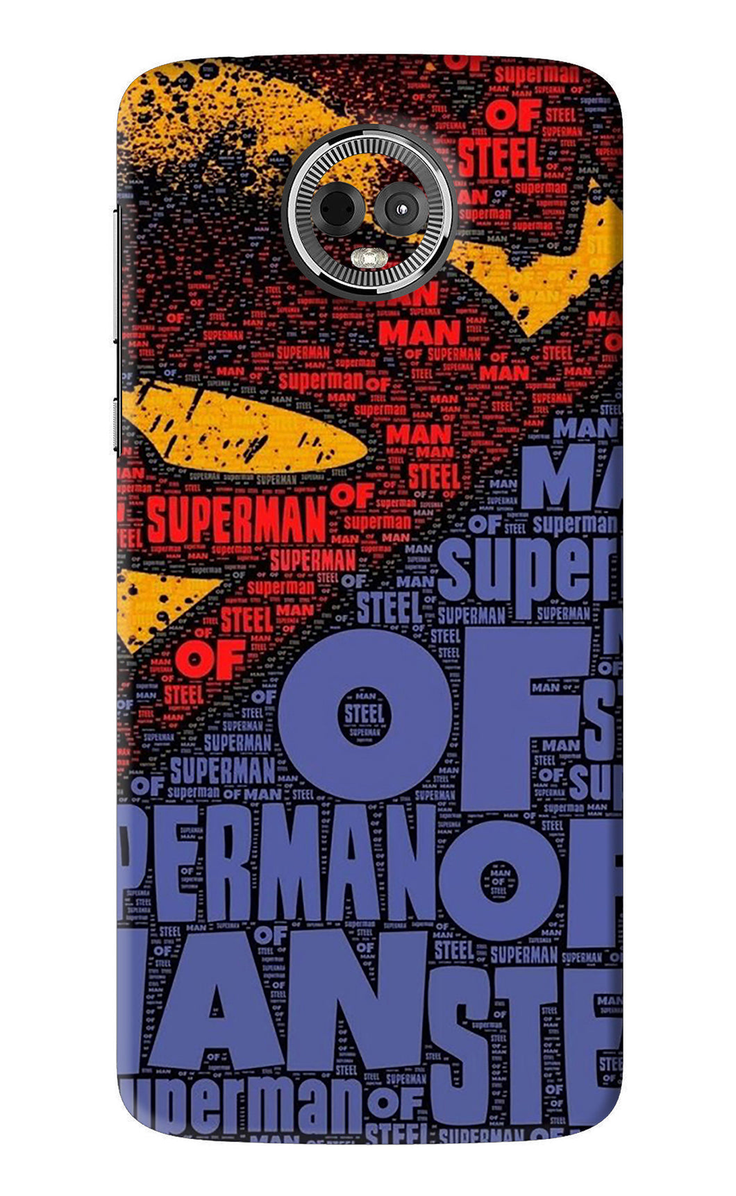 Superman Motorola Moto E5 Plus Back Skin Wrap