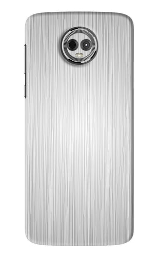 Wooden Grey Texture Motorola Moto E5 Plus Back Skin Wrap