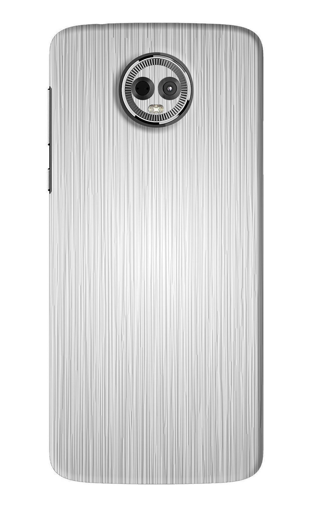 Wooden Grey Texture Motorola Moto E5 Plus Back Skin Wrap