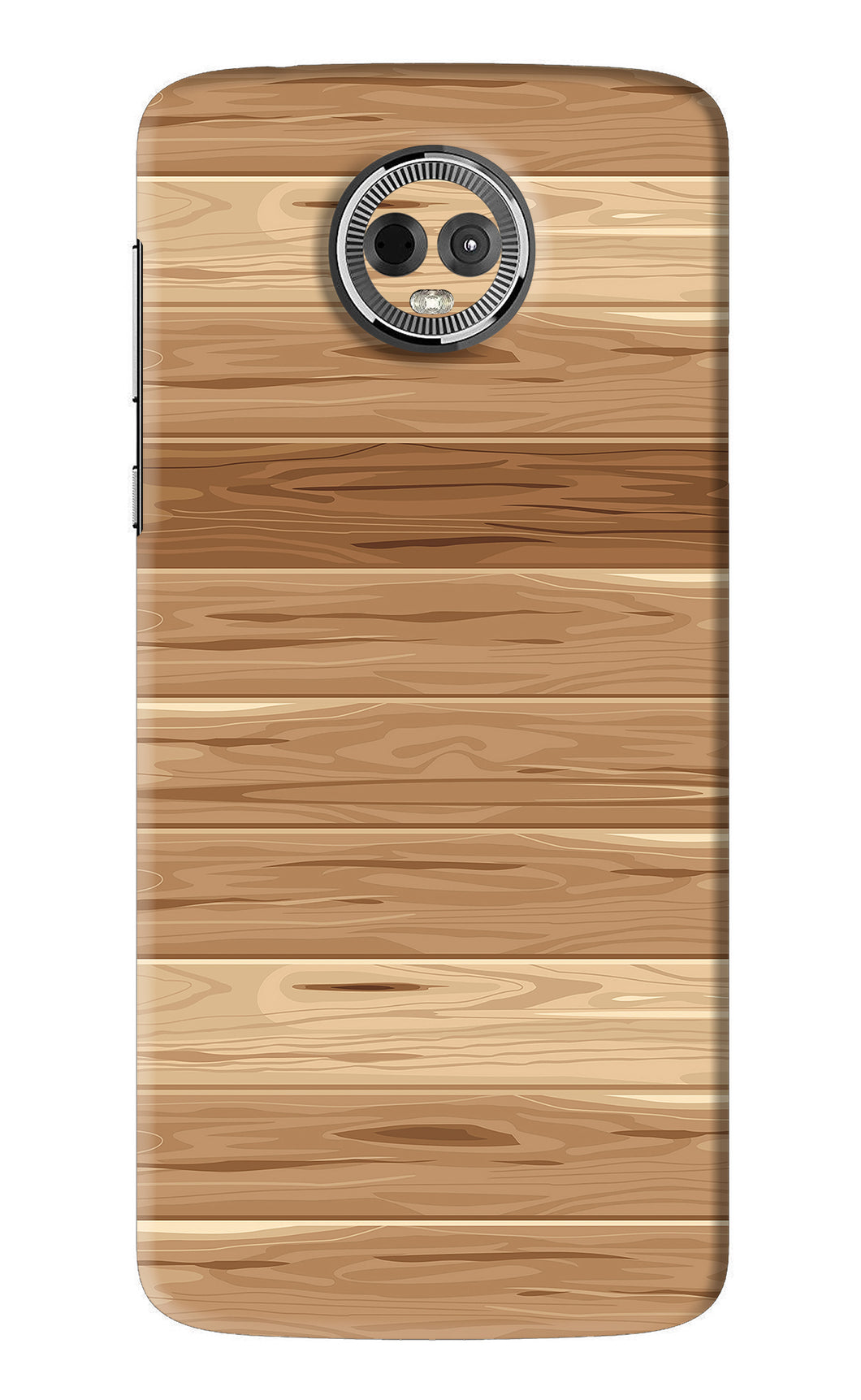 Wooden Vector Motorola Moto E5 Plus Back Skin Wrap