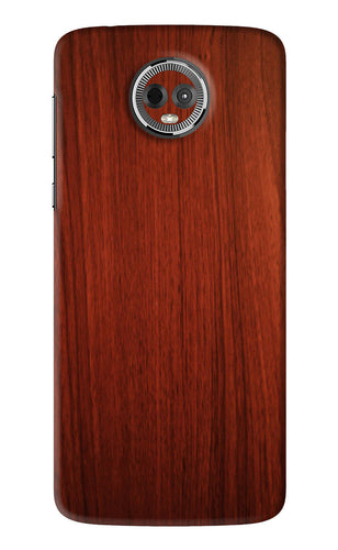 Wooden Plain Pattern Motorola Moto E5 Plus Back Skin Wrap