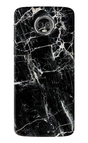 Black Marble Texture 1 Motorola Moto E5 Plus Back Skin Wrap