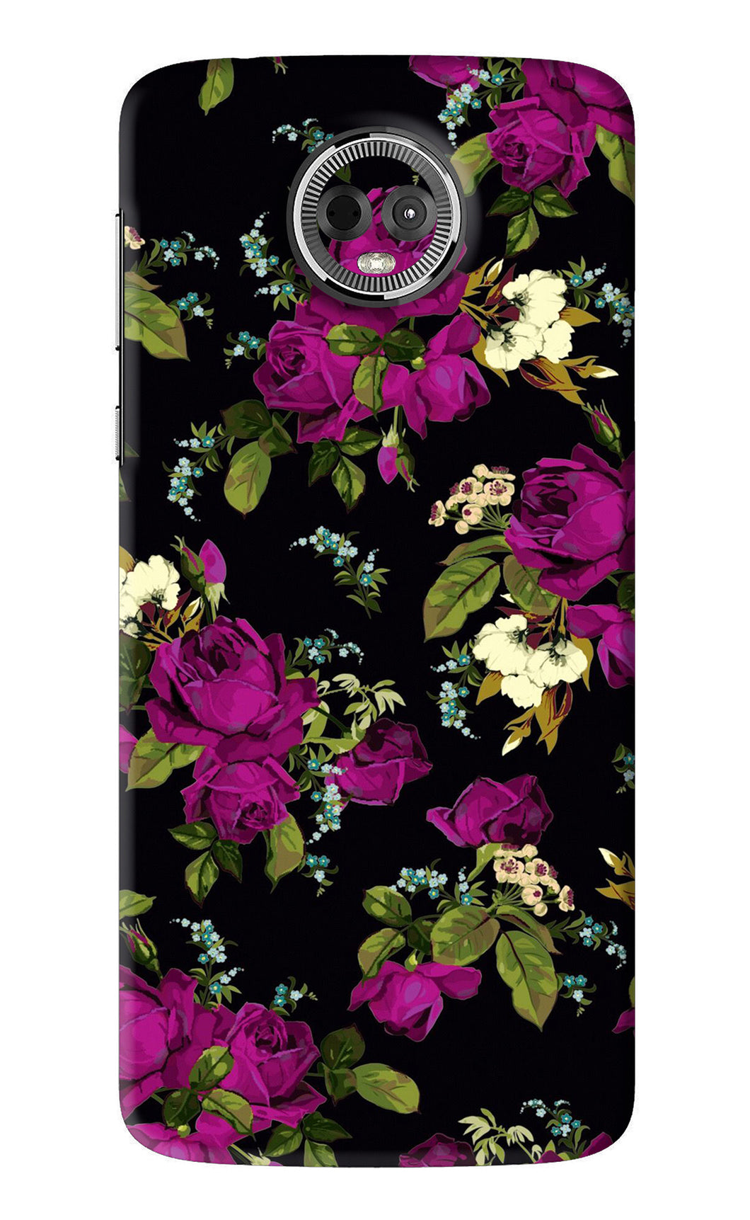 Flowers 3 Motorola Moto E5 Plus Back Skin Wrap