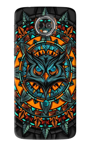 Angry Owl Art Motorola Moto E5 Plus Back Skin Wrap