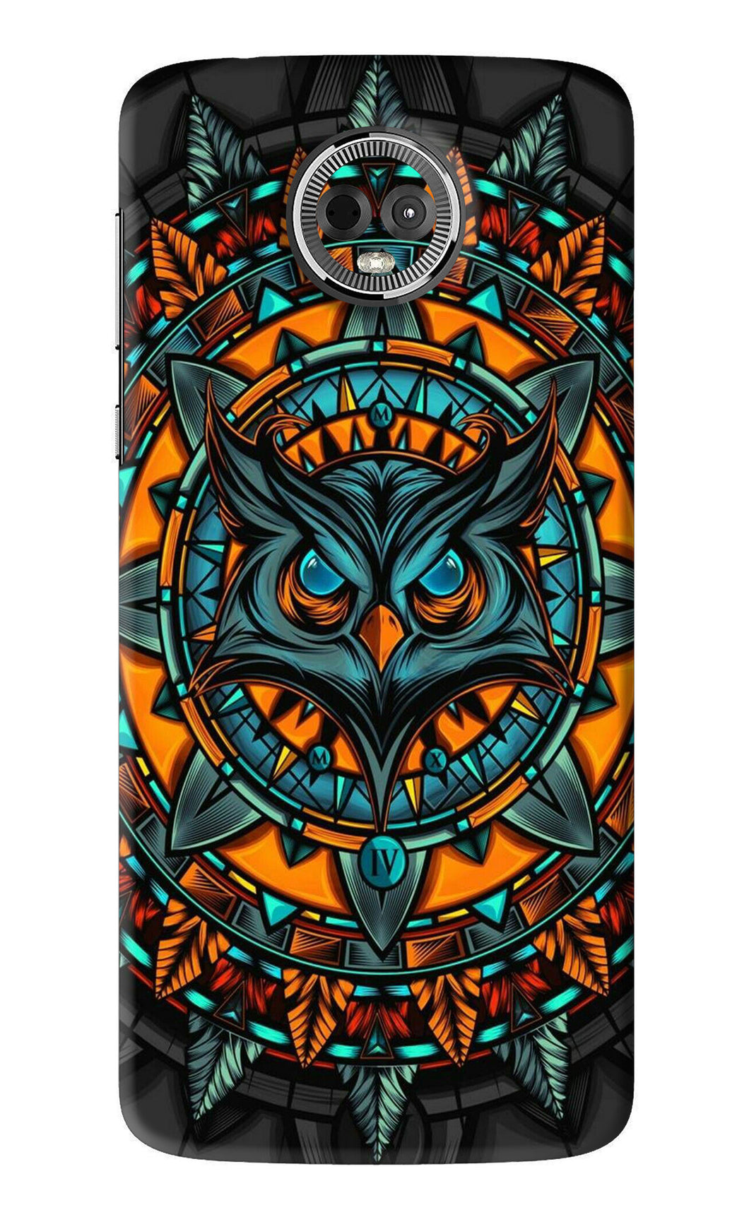 Angry Owl Art Motorola Moto E5 Plus Back Skin Wrap