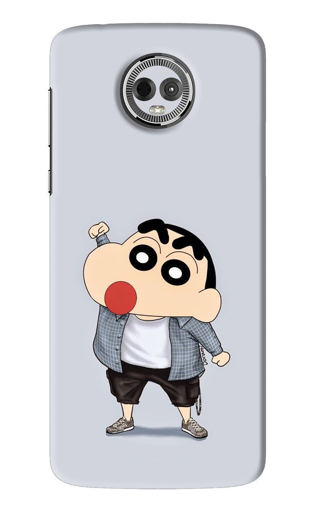 Shinchan Motorola Moto E5 Plus Back Skin Wrap