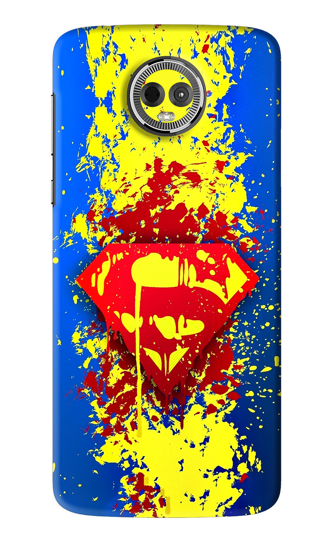 Superman logo Motorola Moto E5 Plus Back Skin Wrap