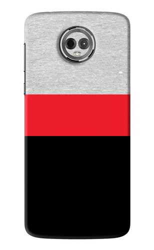 Tri Color Pattern Motorola Moto E5 Plus Back Skin Wrap