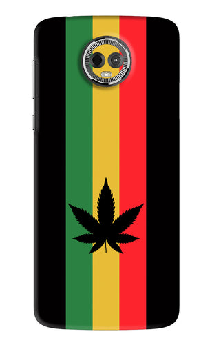 Weed Flag Motorola Moto E5 Plus Back Skin Wrap
