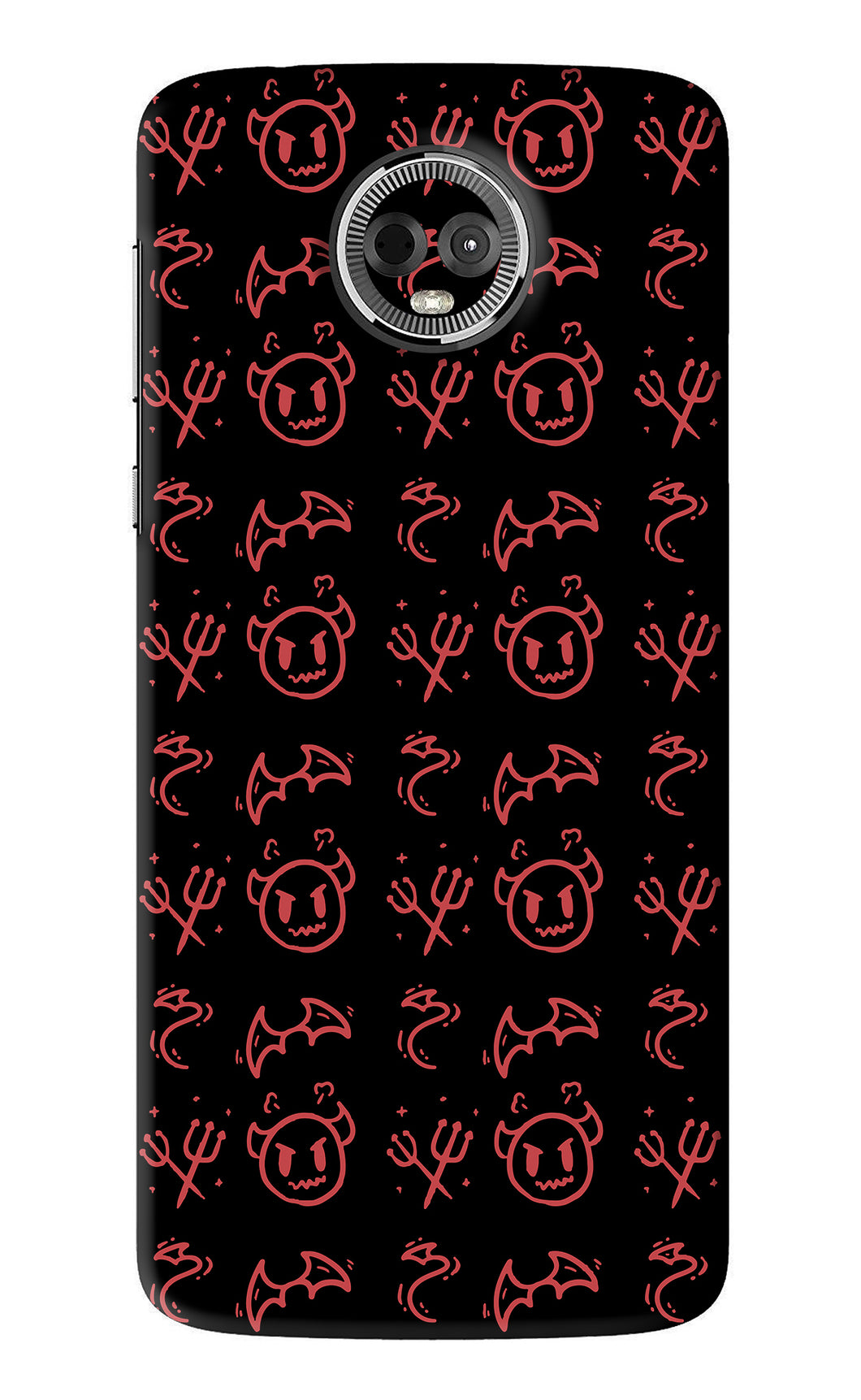 Devil Motorola Moto E5 Plus Back Skin Wrap