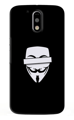 Anonymous Face Motorola Moto G4 Back Skin Wrap