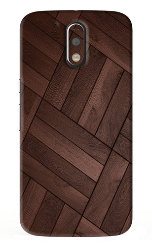 Wooden Texture Design Motorola Moto G4 Back Skin Wrap