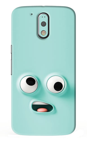 Silly Face Cartoon Motorola Moto G4 Back Skin Wrap