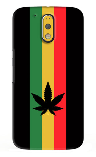 Weed Flag Motorola Moto G4 Back Skin Wrap