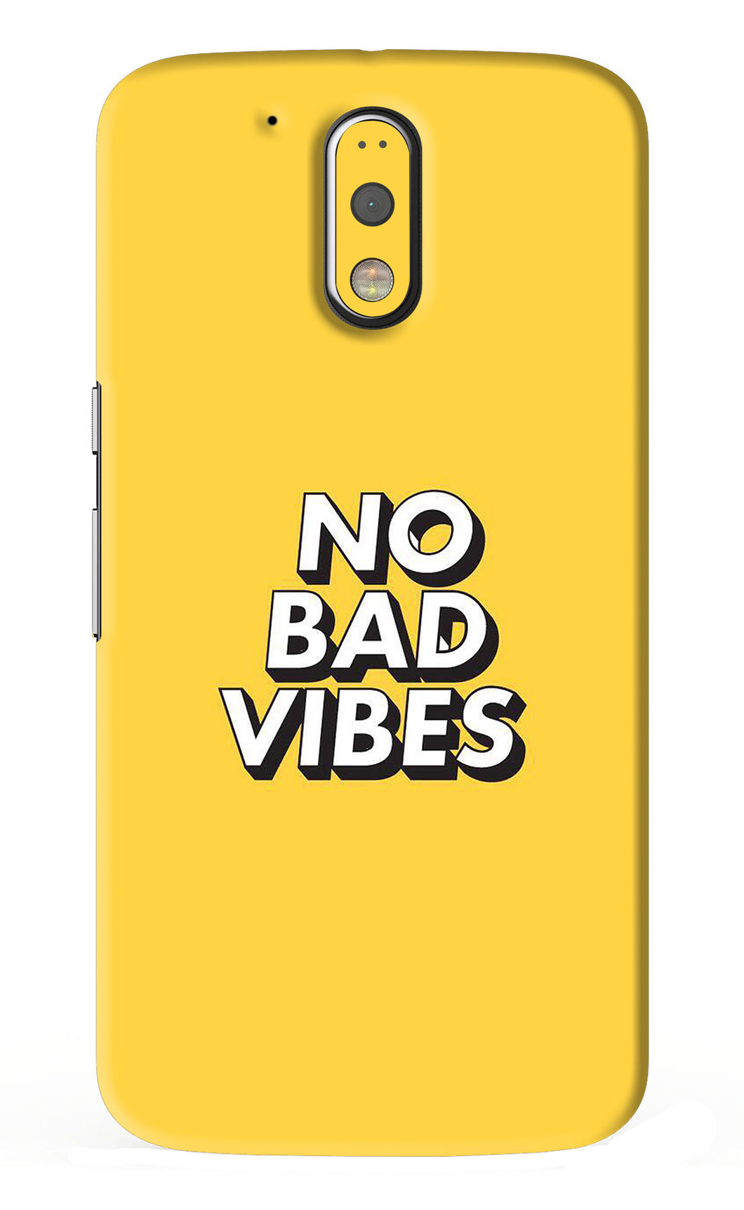 No Bad Vibes Motorola Moto G4 Plus Back Skin Wrap