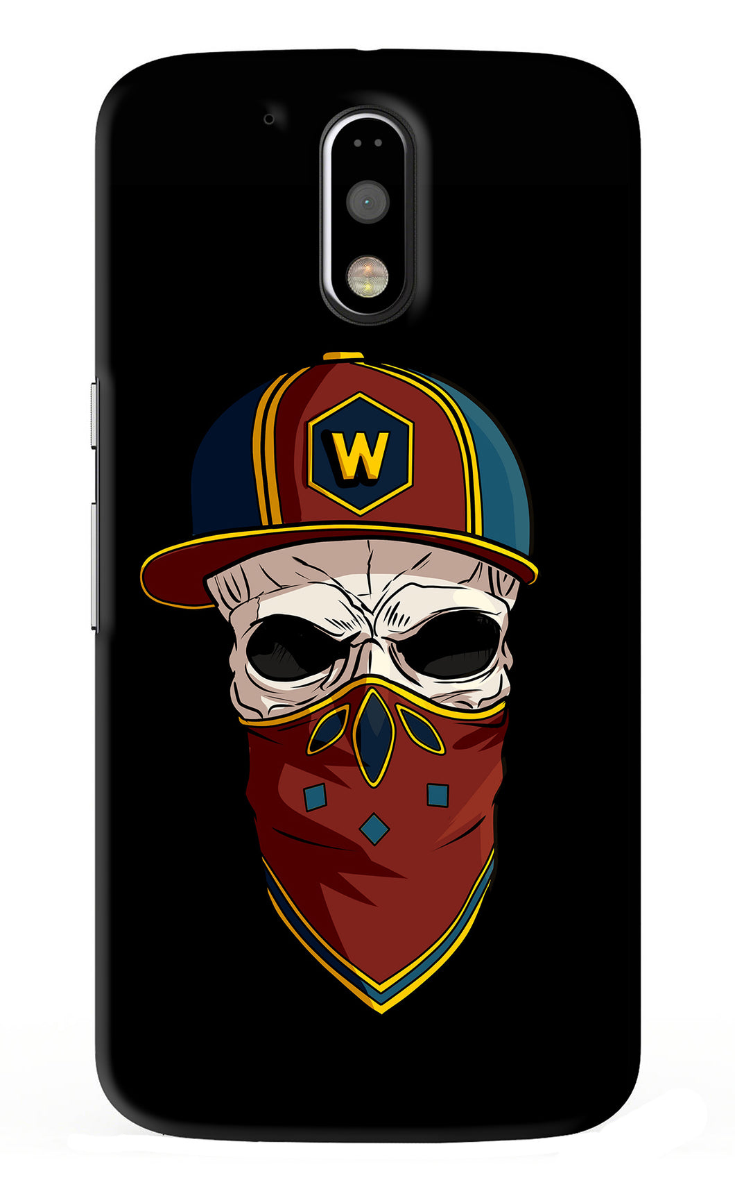Skull Motorola Moto G4 Plus Back Skin Wrap