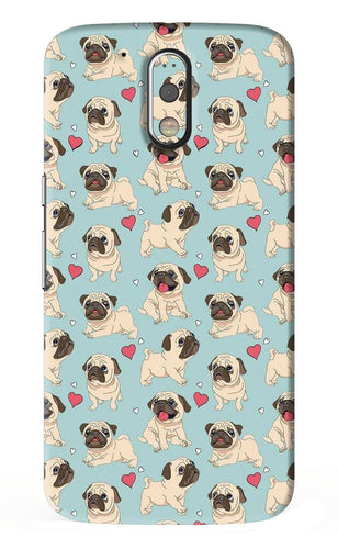 Pug Dog Motorola Moto G4 Plus Back Skin Wrap