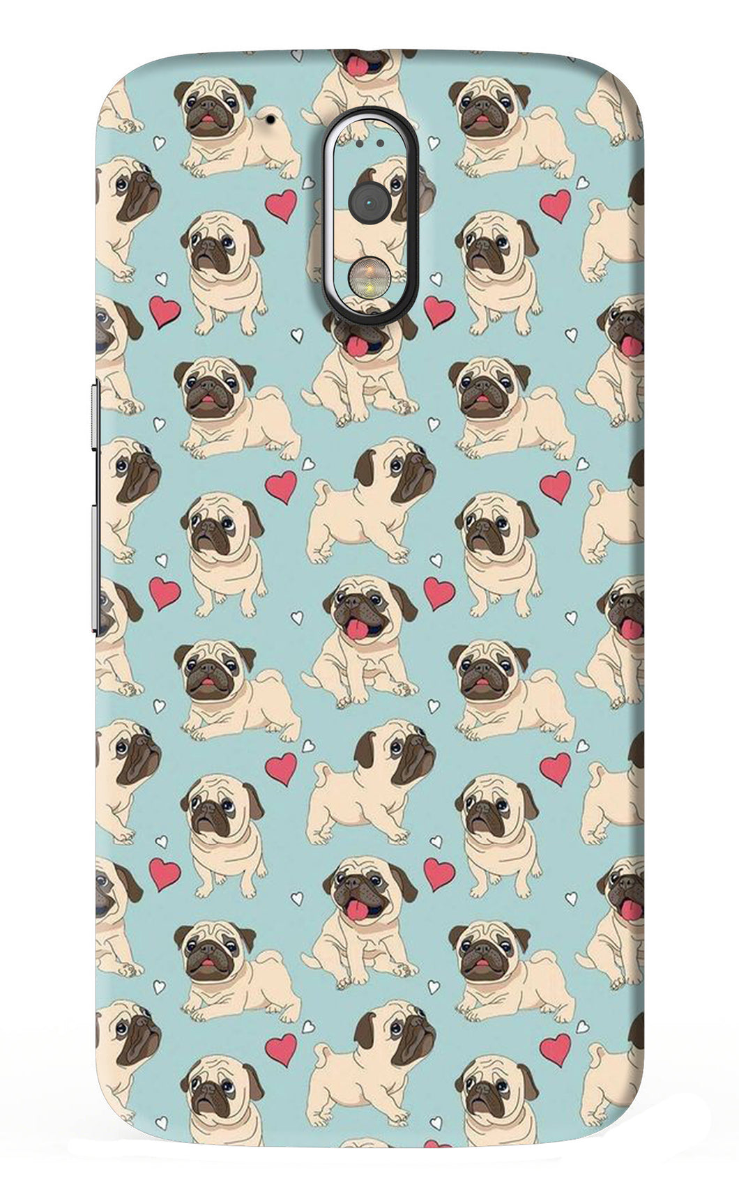 Pug Dog Motorola Moto G4 Plus Back Skin Wrap