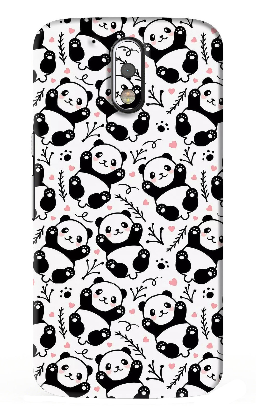 Cute Panda Motorola Moto G4 Plus Back Skin Wrap