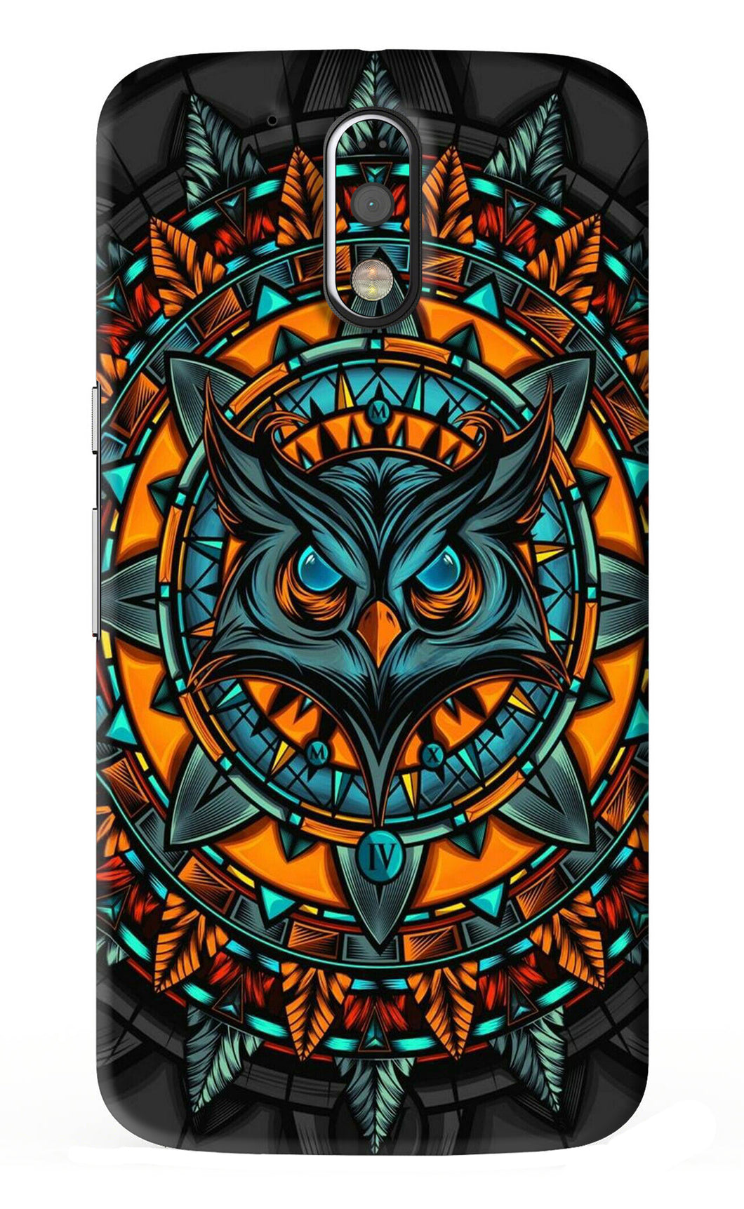 Angry Owl Art Motorola Moto G4 Plus Back Skin Wrap