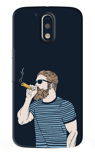 Smoking Motorola Moto G4 Plus Back Skin Wrap