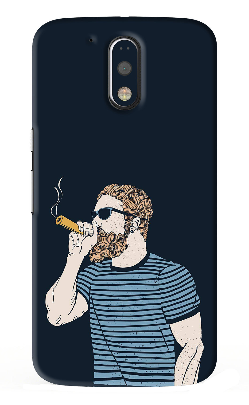 Smoking Motorola Moto G4 Plus Back Skin Wrap