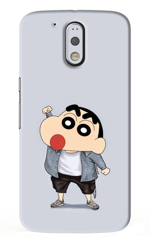 Shinchan Motorola Moto G4 Plus Back Skin Wrap