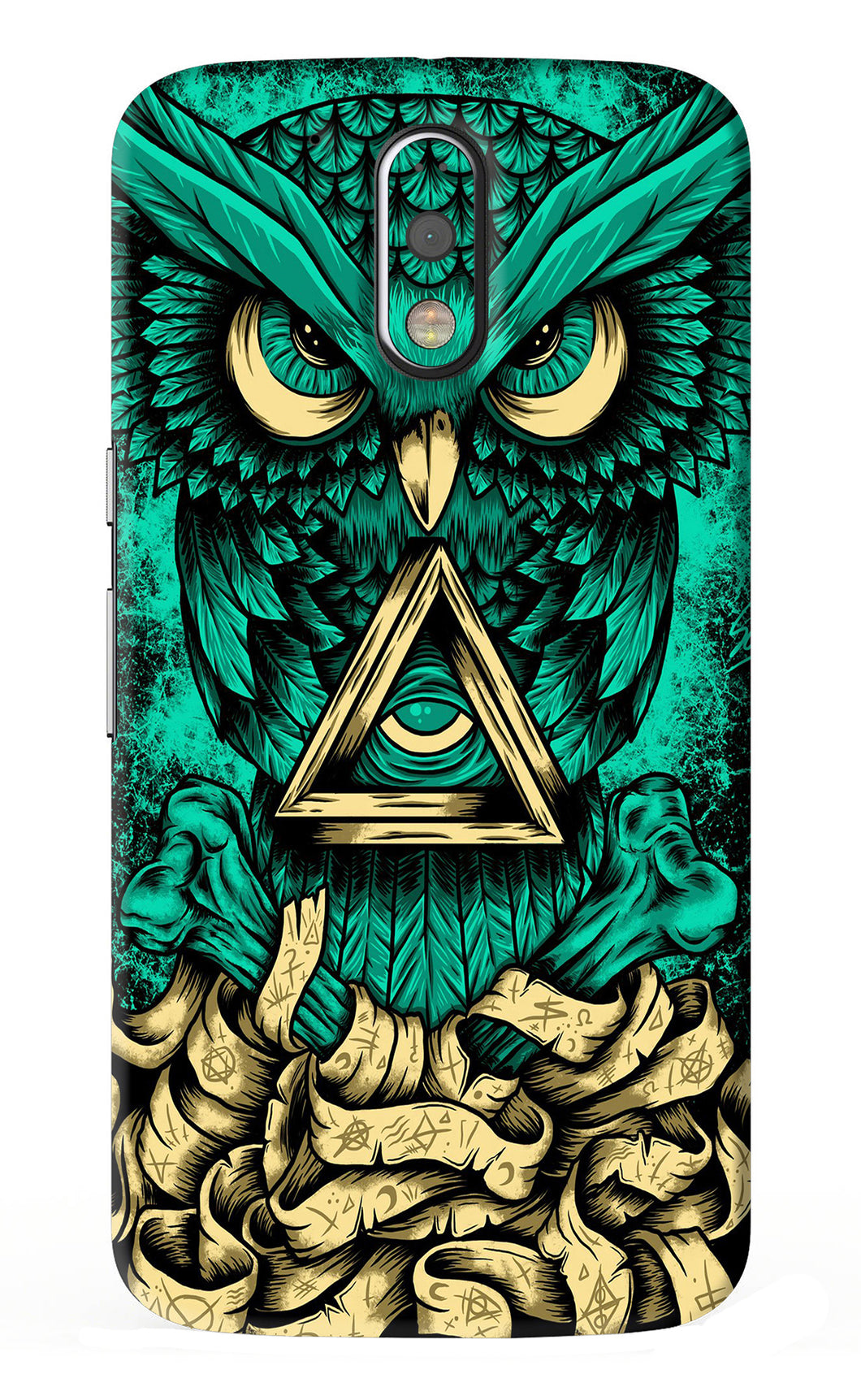Green Owl Motorola Moto G4 Plus Back Skin Wrap