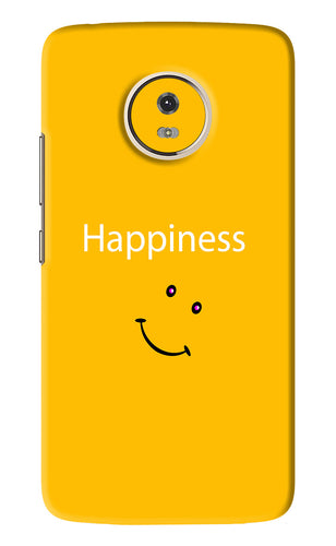 Happiness With Smiley Motorola Moto G5 Back Skin Wrap