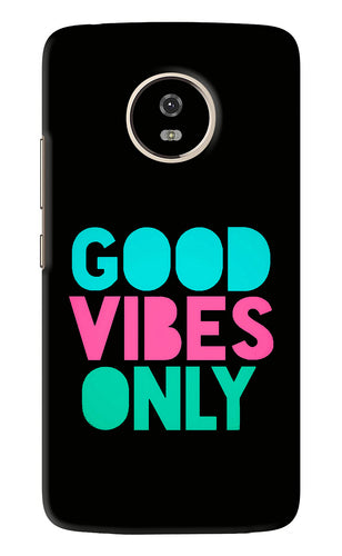 Quote Good Vibes Only Motorola Moto G5 Back Skin Wrap