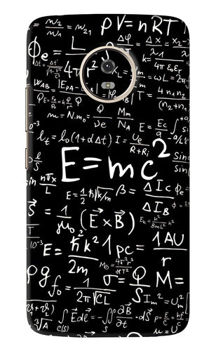 Physics Albert Einstein Formula Motorola Moto G5 Back Skin Wrap