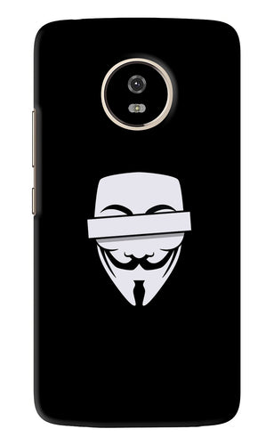 Anonymous Face Motorola Moto G5 Back Skin Wrap