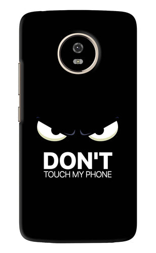 Don'T Touch My Phone Motorola Moto G5 Back Skin Wrap