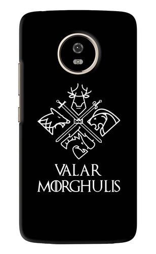Valar Morghulis | Game Of Thrones Motorola Moto G5 Back Skin Wrap