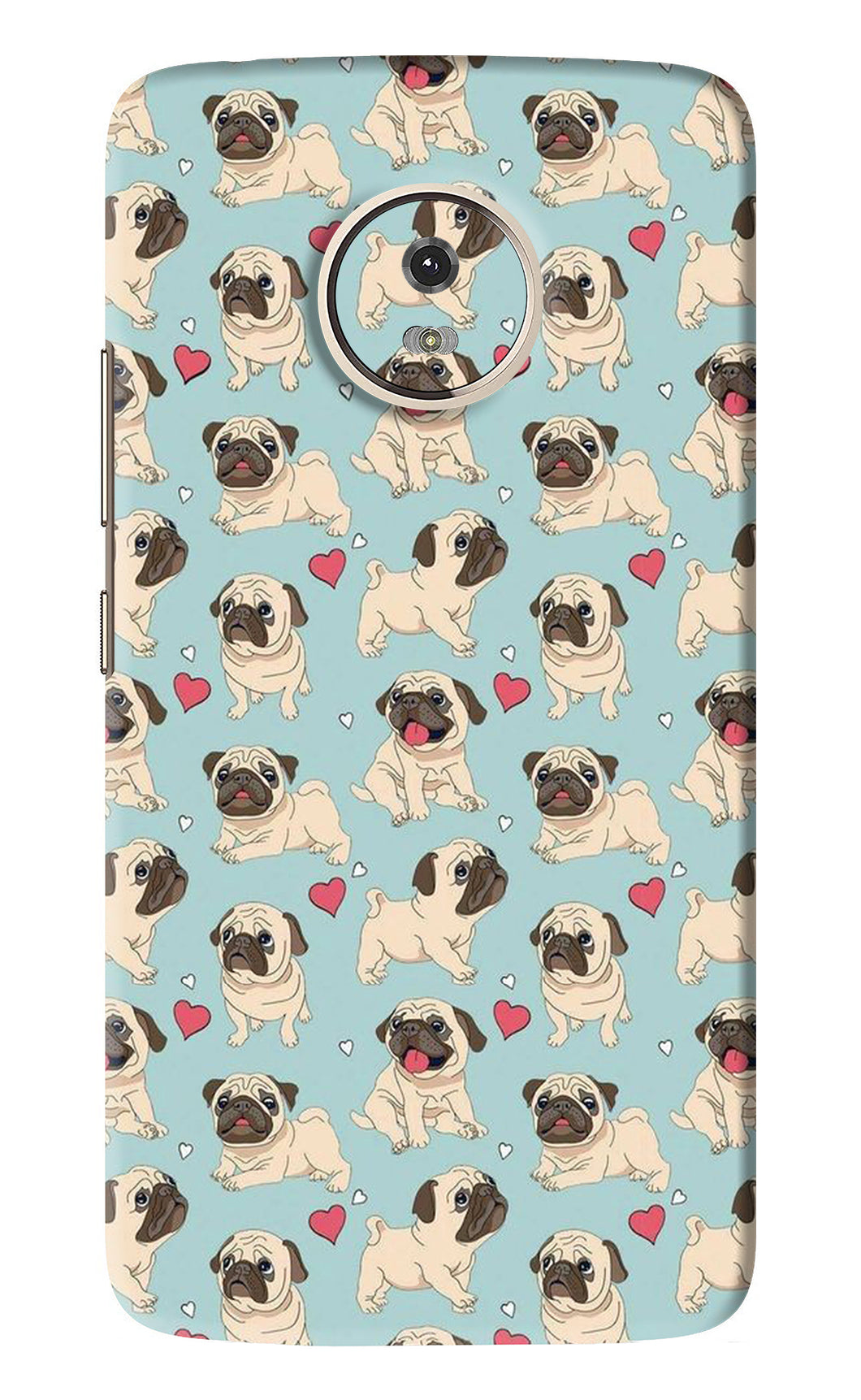 Pug Dog Motorola Moto G5 Back Skin Wrap