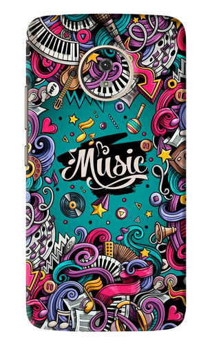 Music Graffiti Motorola Moto G5 Back Skin Wrap