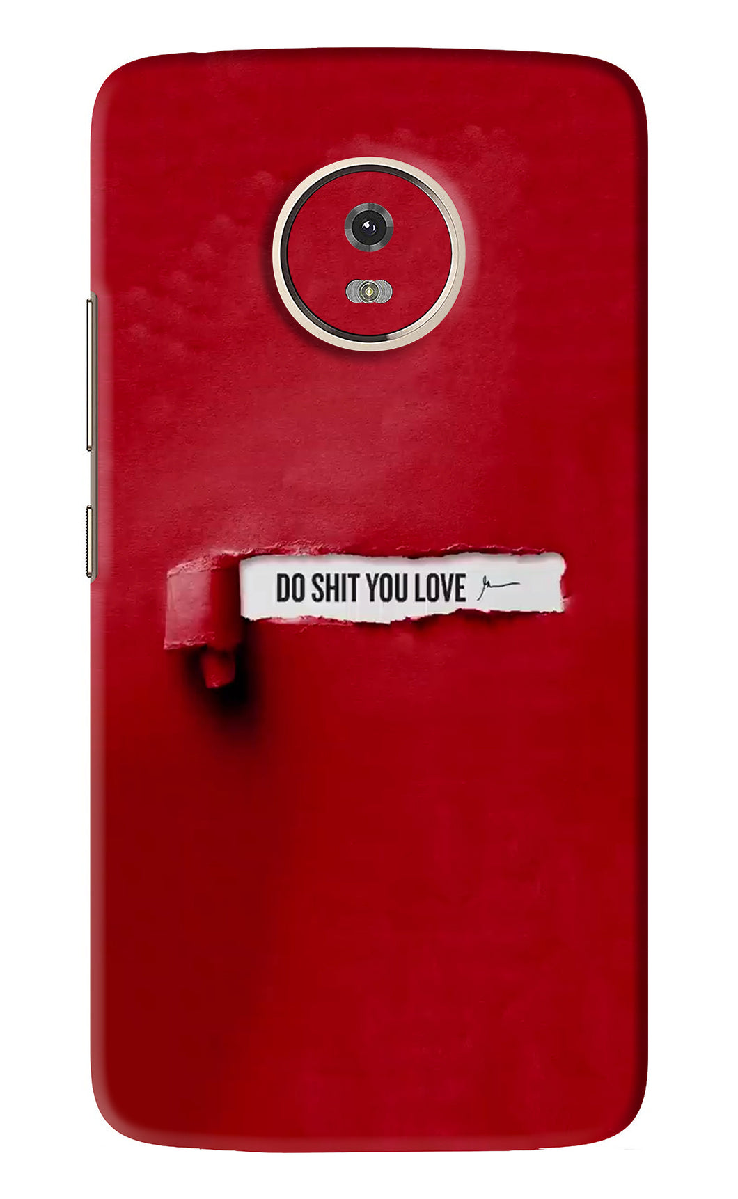 Do Shit You Love Motorola Moto G5 Back Skin Wrap