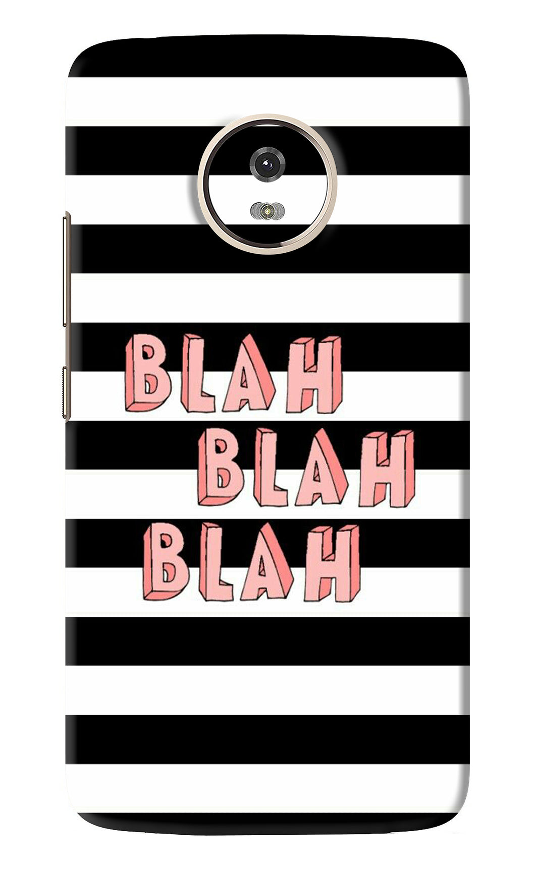 Blah Blah Blah Motorola Moto G5 Back Skin Wrap