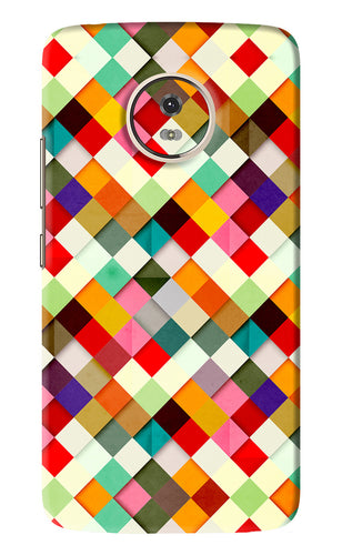 Geometric Abstract Colorful Motorola Moto G5 Back Skin Wrap