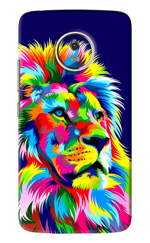 Vector Art Lion Motorola Moto G5 Back Skin Wrap
