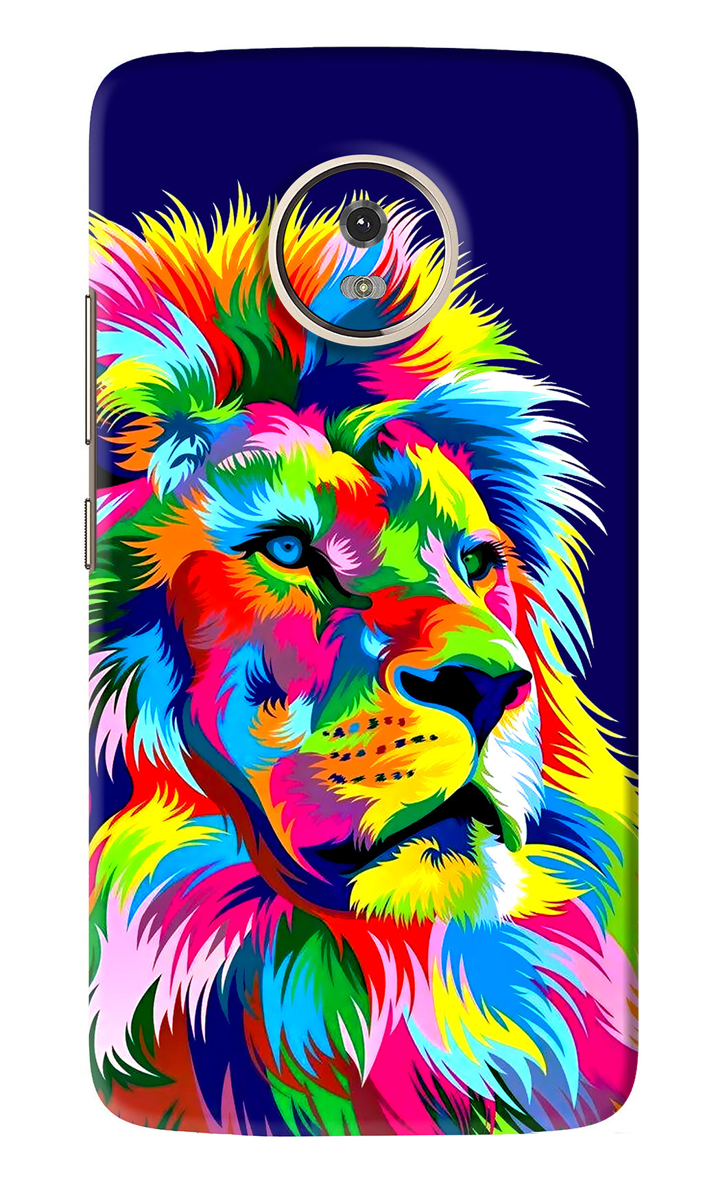 Vector Art Lion Motorola Moto G5 Back Skin Wrap